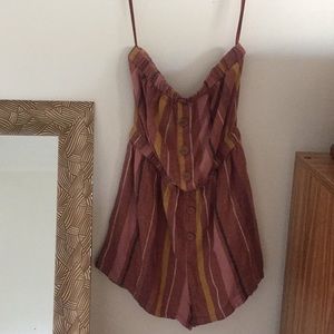 Strapless Romper